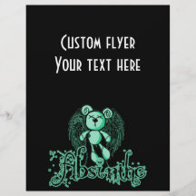 NOXIOUS TEDDY - Absinthe The Green Fairy Flyers