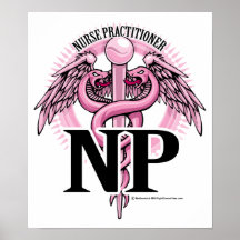 NP PINK Caduceus Poster