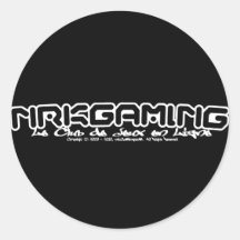 nrkGaming CJL-2011WT Adhésif Rond