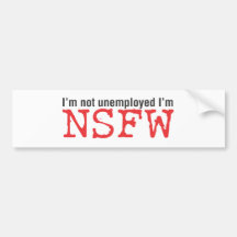 NSFW BUMPER STICKERS