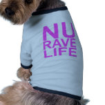 NU RAVE LIFE purple save the rave sexy girls guys pet clothing