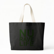 NU rave life Save the Rave girls bright green rave Tote Bag