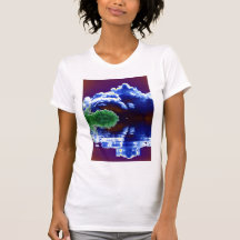 Nuage caverneux lumineux se reflétant par KLM T-shirts