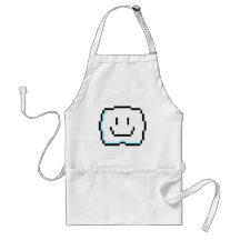Nuage mignon de pixel tablier