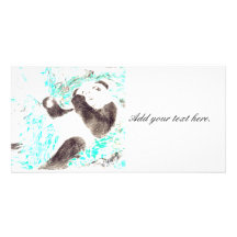 Nuage PhotoCard de panda Cartes De Vœux Avec Photo