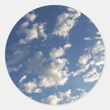 nuages dans des autocollants de ciel