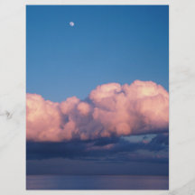 Nuages de coucher du soleil tract