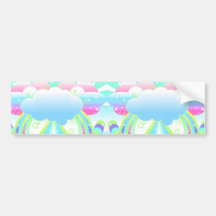nuages et ciel II d'arc-en-ciel Autocollants Pour Voiture