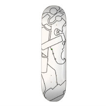 Nuak Chyk Skateboard 16 (sketch version)