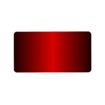 Nuances du rouge étiquette d’adresse