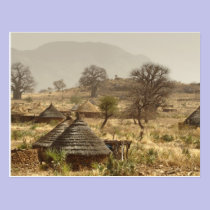 Nuba Mountains, Nugera village postcards