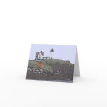 Nubble Light--thank you Card