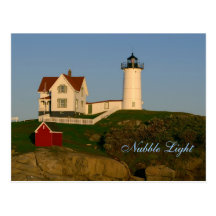 Nubble Light, York, Maine    Postcard