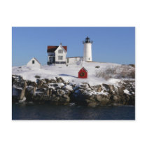 Nubble Lighthouse in Winter Post Cards