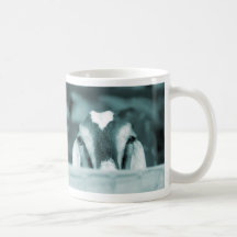 Nubian doe bw blue peeking over wooden rail mugs