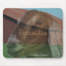 Nubian Doe Vision Mousepad- personalize if desired