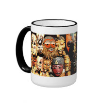 Nubian Masks "Get Busy" Coffee Mug