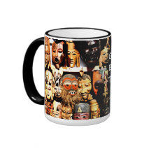 Nubian Masks "Get Busy" Coffee Mugs