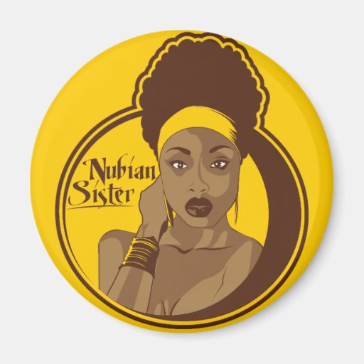 Nubian Sister Fridge Magnets