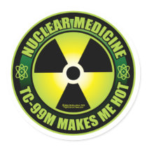 Nuc Med Tech Round Stickers