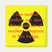 Nuclear Denial Refrigerator Magnets