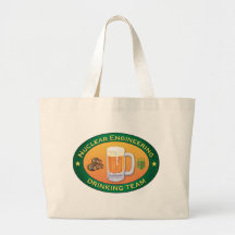 Nuclear Engineering Drinking Team Canvas Bags