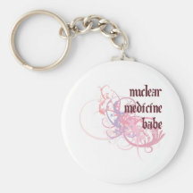 Nuclear Medicine Babe Keychain
