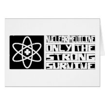 Nuclear Medicine Survive Greeting Card