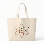 Nuclear Nucleas -  Red Sparkle Design Tote Bags