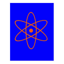 Nuclear Symbol Postcard