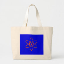 Nuclear Symbol Tote Bags