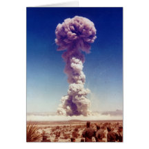 Nuclear Weapons Test Operation Buster-Jangle 1951 Greeting Cards