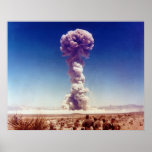 Nuclear Weapons Test Operation Buster-Jangle 1951 Poster