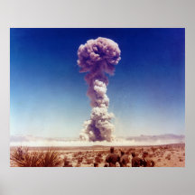 Nuclear Weapons Test Operation Buster-Jangle 1951 Poster