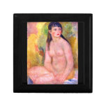 Nude female by Pierre Renoir Keepsake Boxes