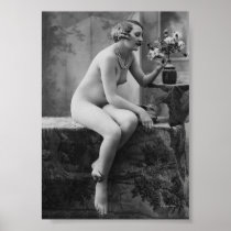 Nude Woman French Art Nouveau 5 Print