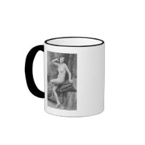 Nude Woman French Art Nouveau 9 Mugs
