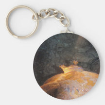 Nudibranch in spotlight keychain