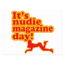 Nudie Magazine Day! Postcards