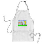 nudist camp necktie father's day apron