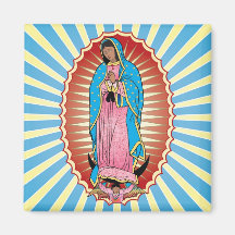 Nuestra Señora de Guadalupe magnet (square)