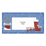 Nuit avant Noël Cartes De Vœux Avec Photo