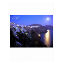 NUIT DE SANTORINI CARTES POSTALES