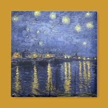 Nuit étoilée au-dessus de l'aimant 3 du Rhône aimants