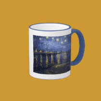Nuit étoilée au-dessus du café Mug2 du Rhône tasses
