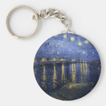Nuit étoilée au-dessus du Rhône - le Van Gogh (188 Porte-clefs