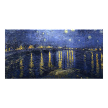 Nuit étoilée au-dessus du Rhône Photocartes