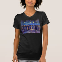 Nuit étoilée au-dessus du Rhône T-shirt