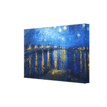 Nuit étoilée au-dessus du Rhône, Vincent van Gogh Toiles Tendues