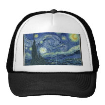 Nuit étoilée de Van Gogh Casquette De Camionneur